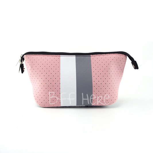 Neoprene Cosmetic Bag -- Tulsa - BFF Here