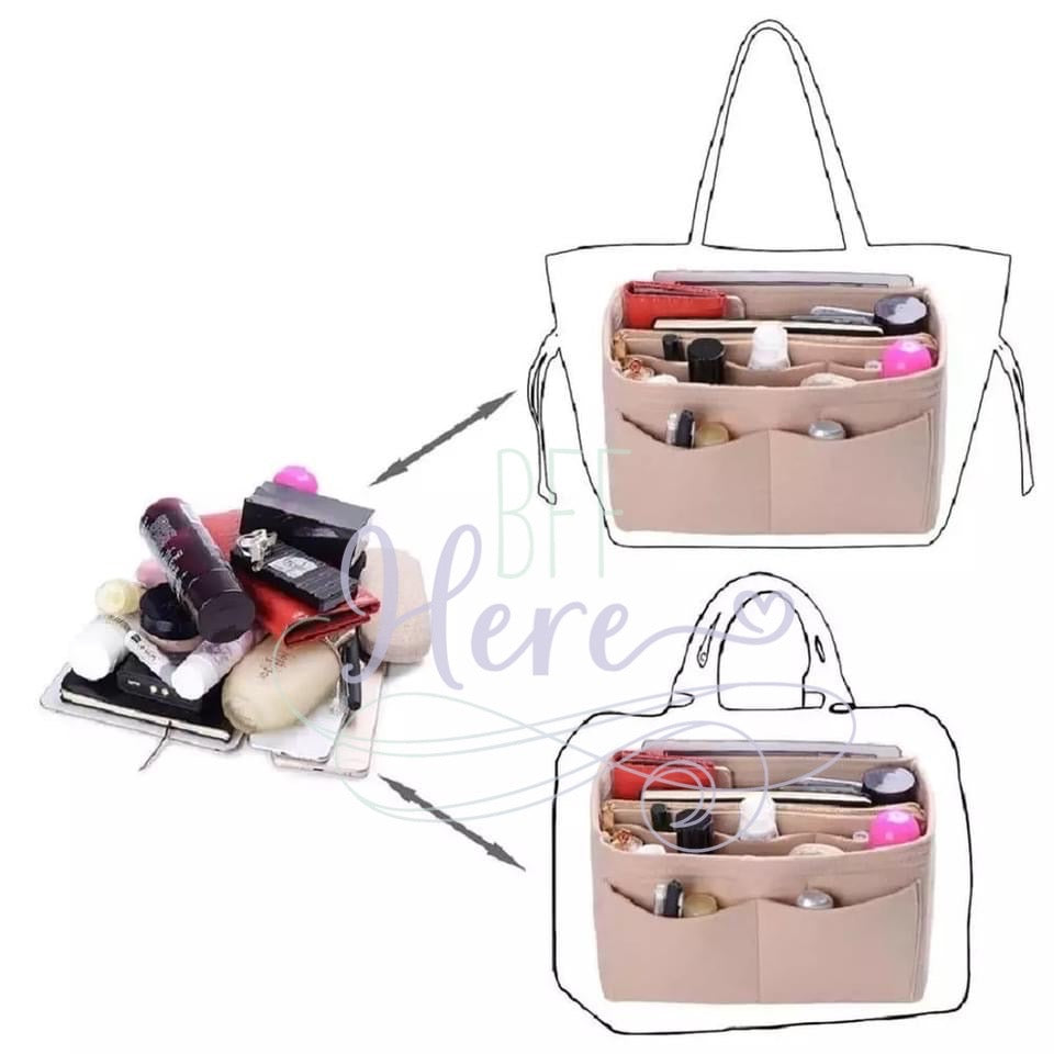 Tote Bag Organizer — Nude - BFF Here