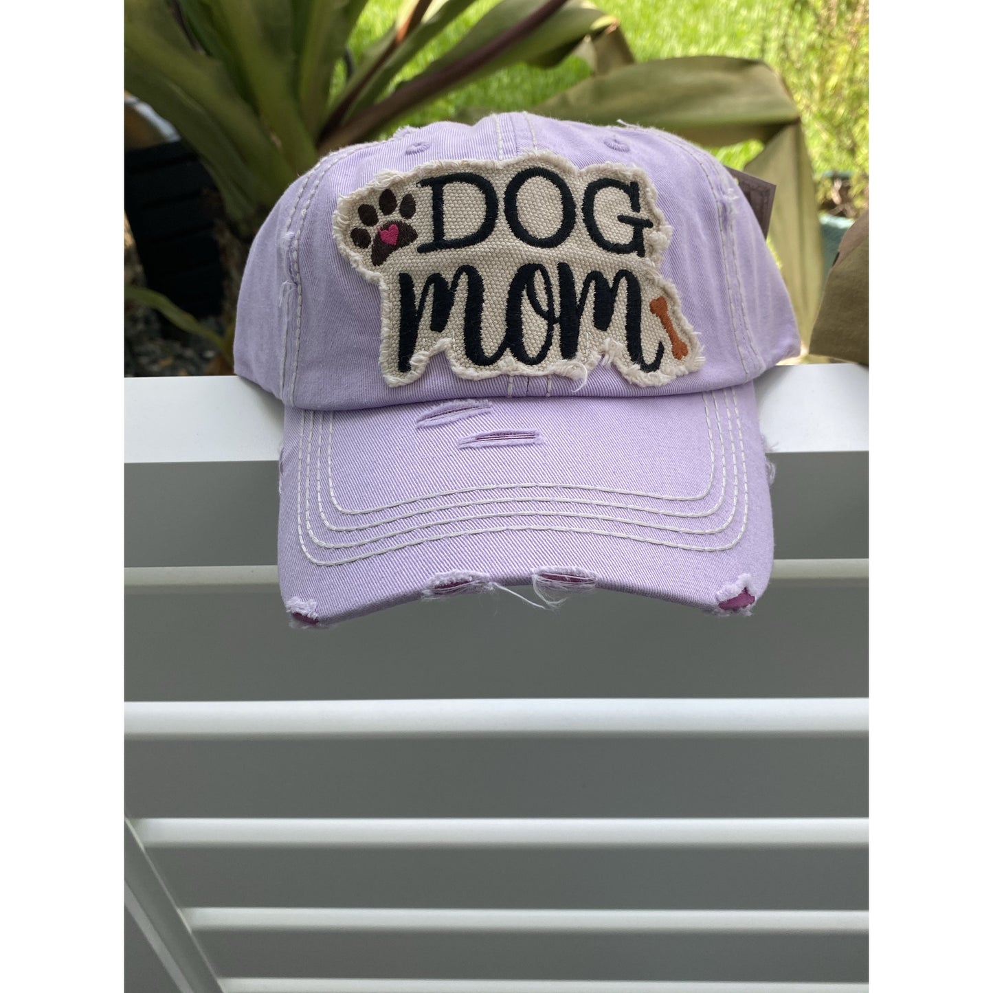 Dog Mom Hat - Lavender - BFF Here