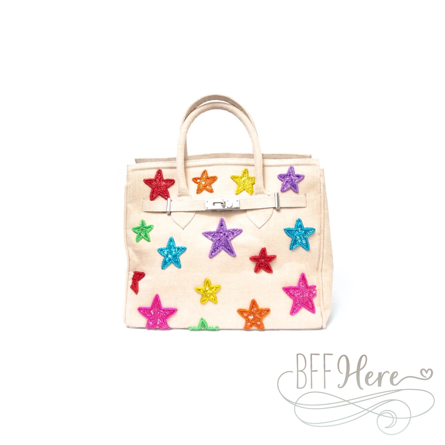 Bethannie Beaded Stars Handbag - BFF Here