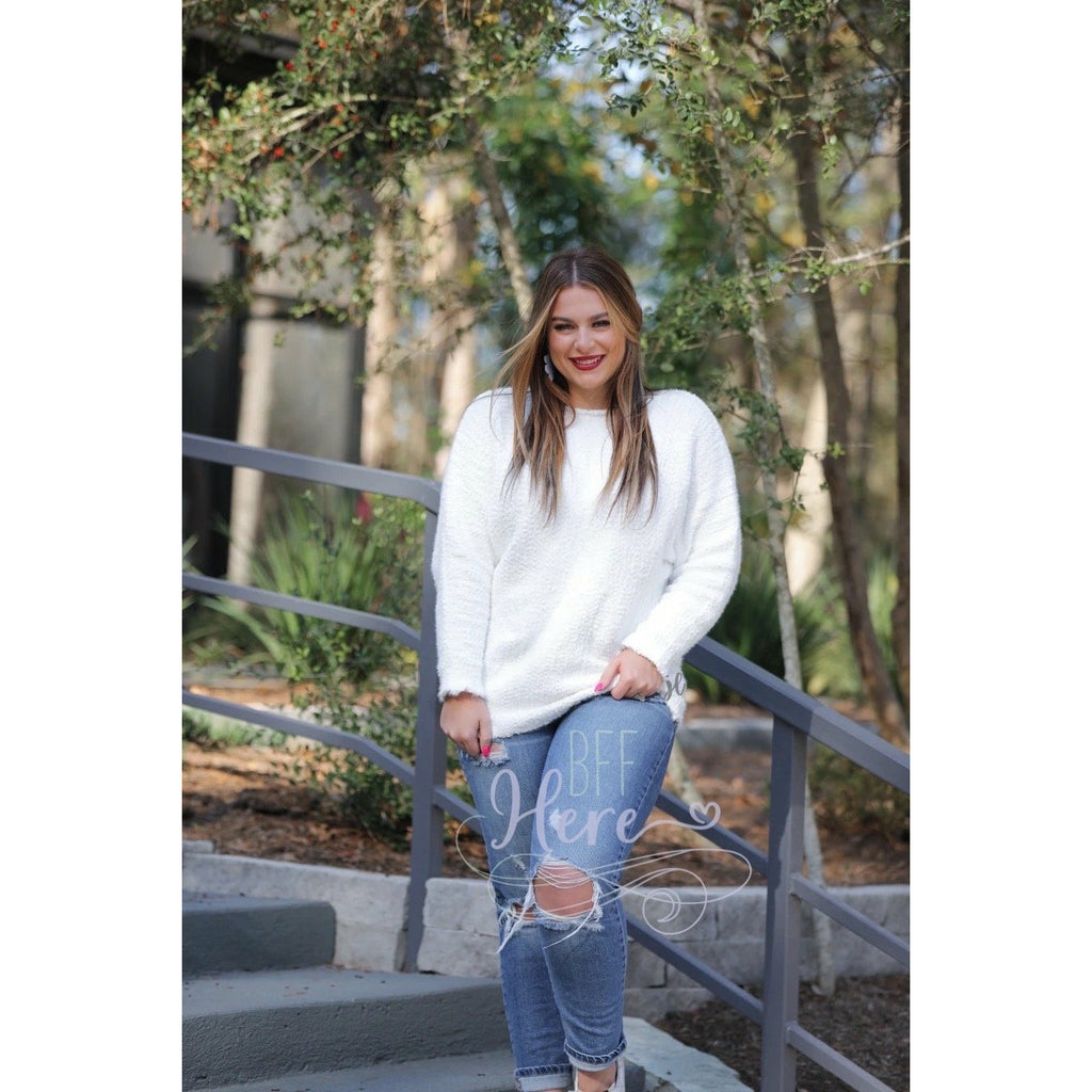 Let It Snow Popcorn Sweater - BFF Here