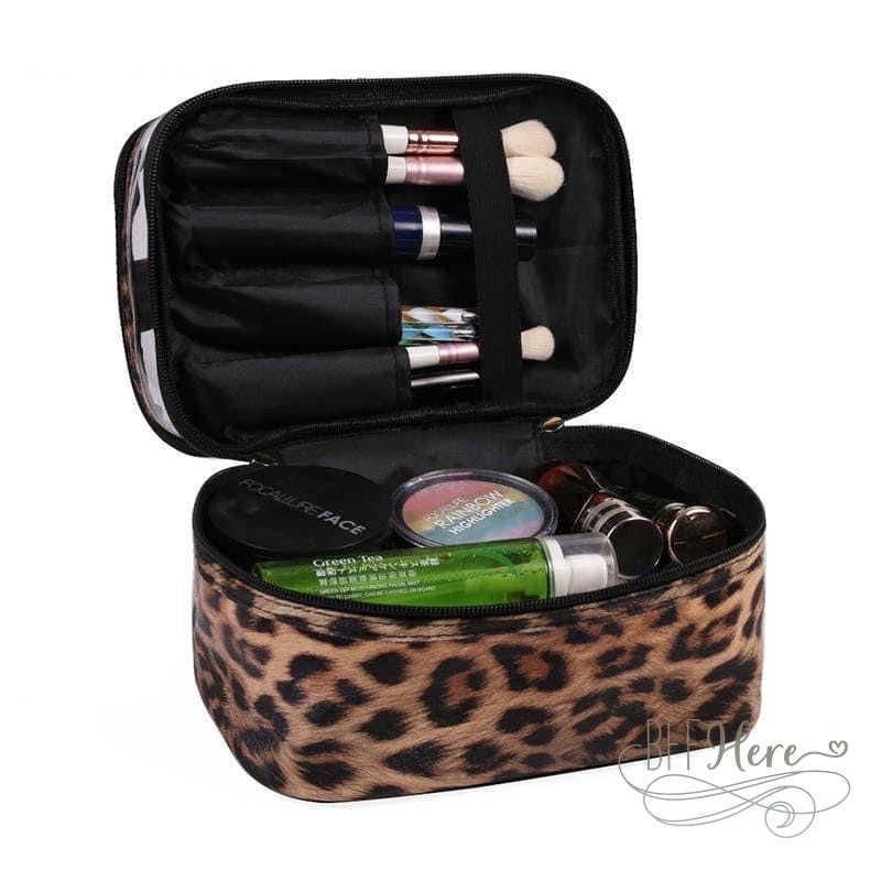 Cosmetic Bag — Leopard - BFF Here