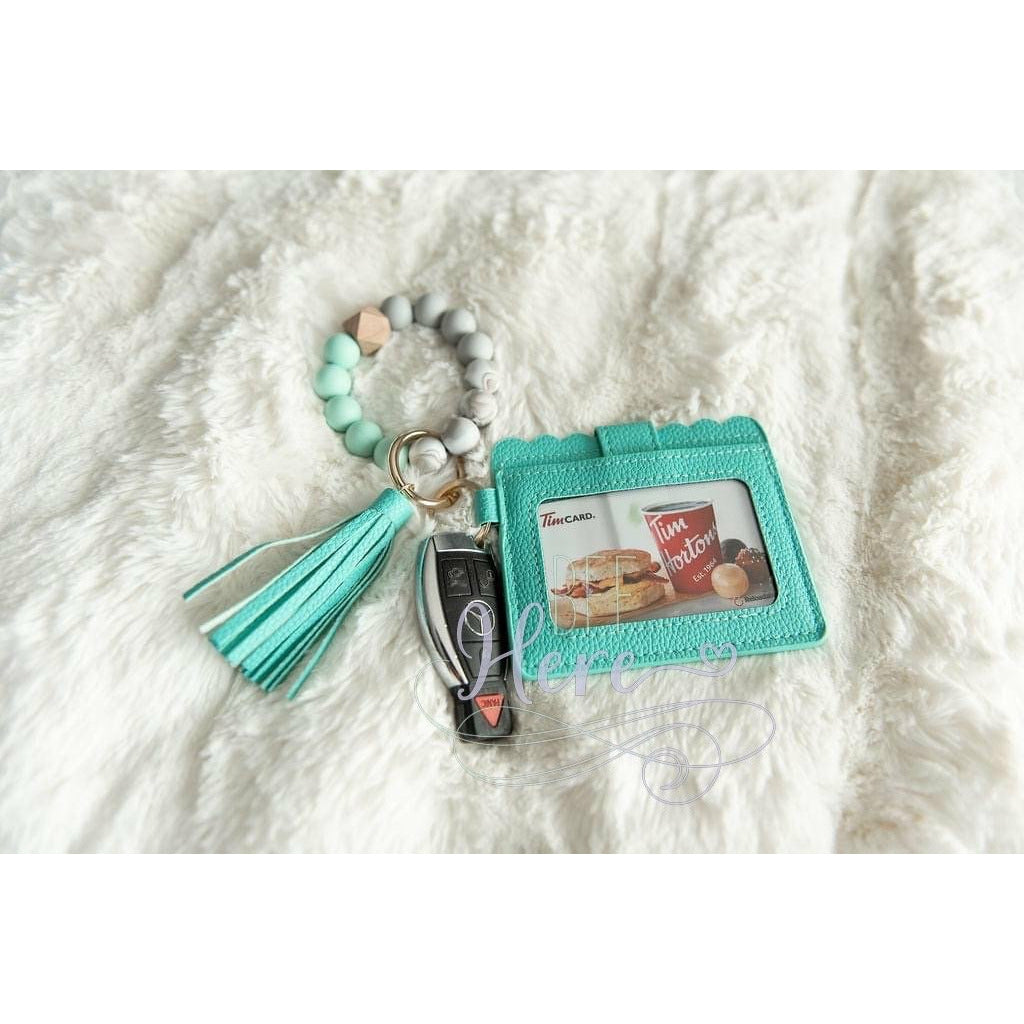 Dara Wristlet Keychain -- Mint - BFF Here