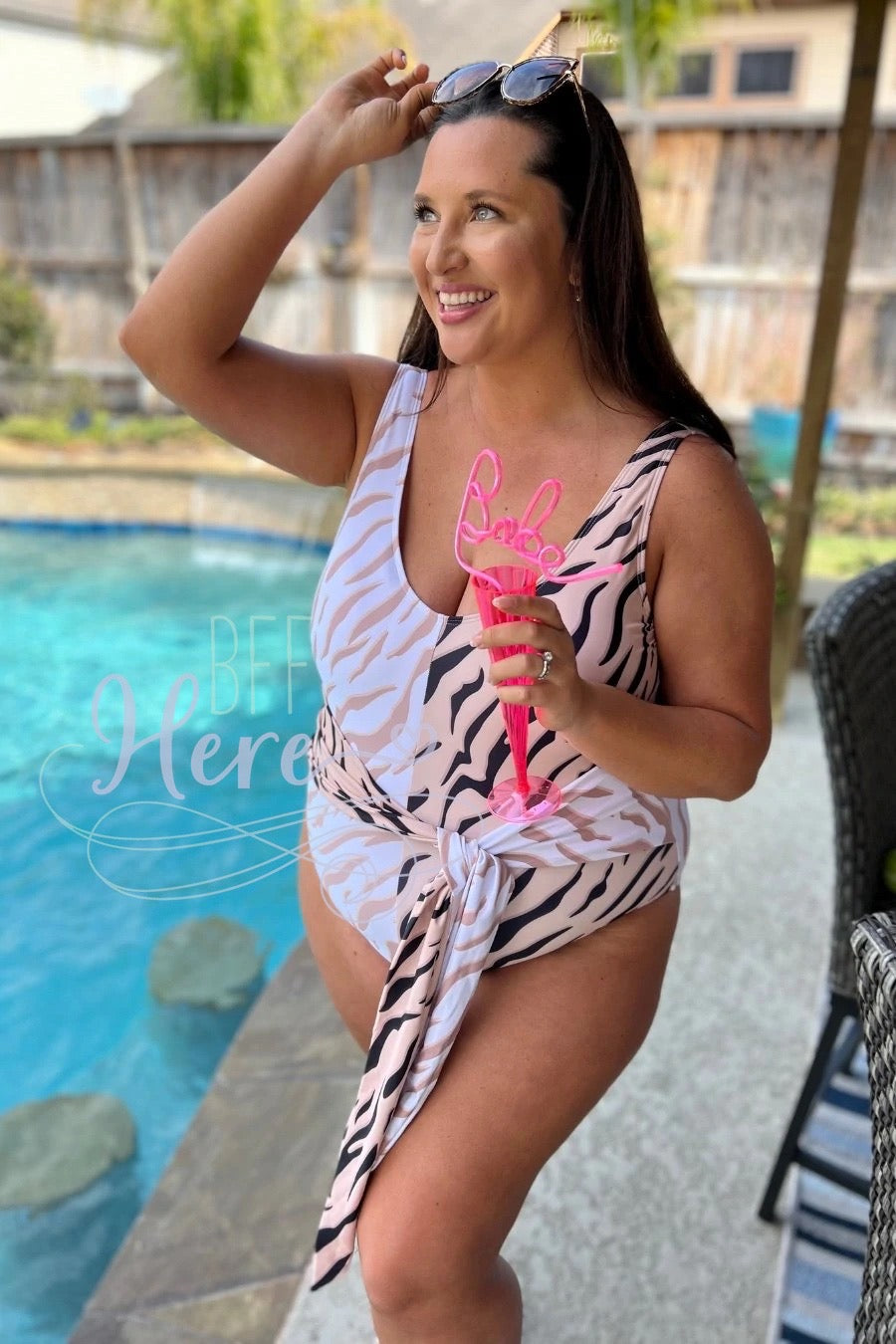 Stay Wild One Piece Swimsuit - BFF Here