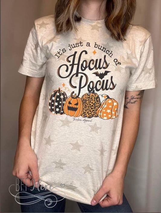 PREORDER — Hocus Pocus Pumpkins Star Tee - BFF Here