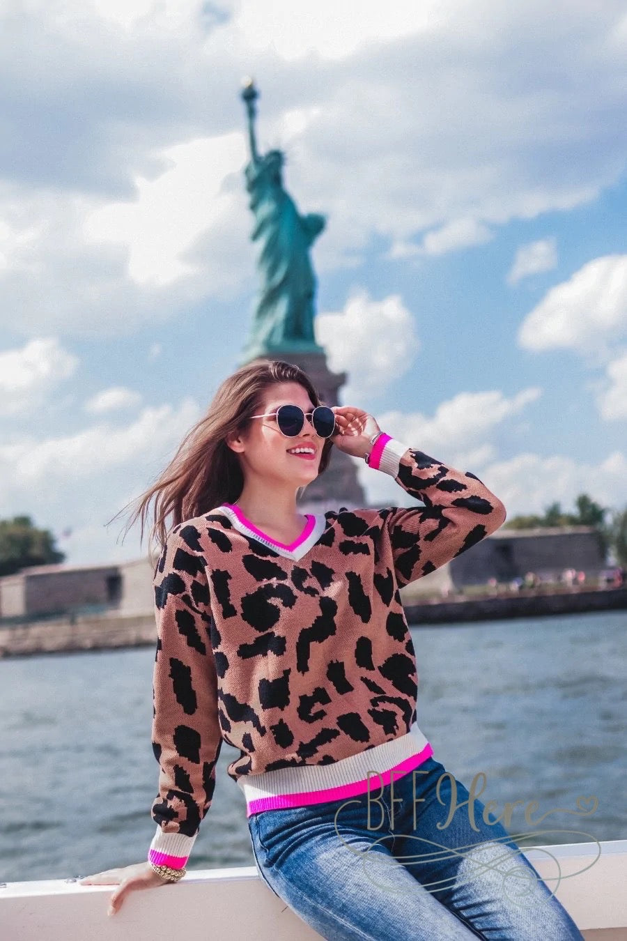 PREORDER — Rory Leopard Sweater - BFF Here