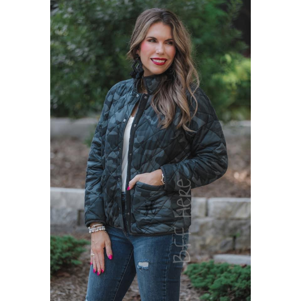 Milo Camo Puffer Jacket - BFF Here