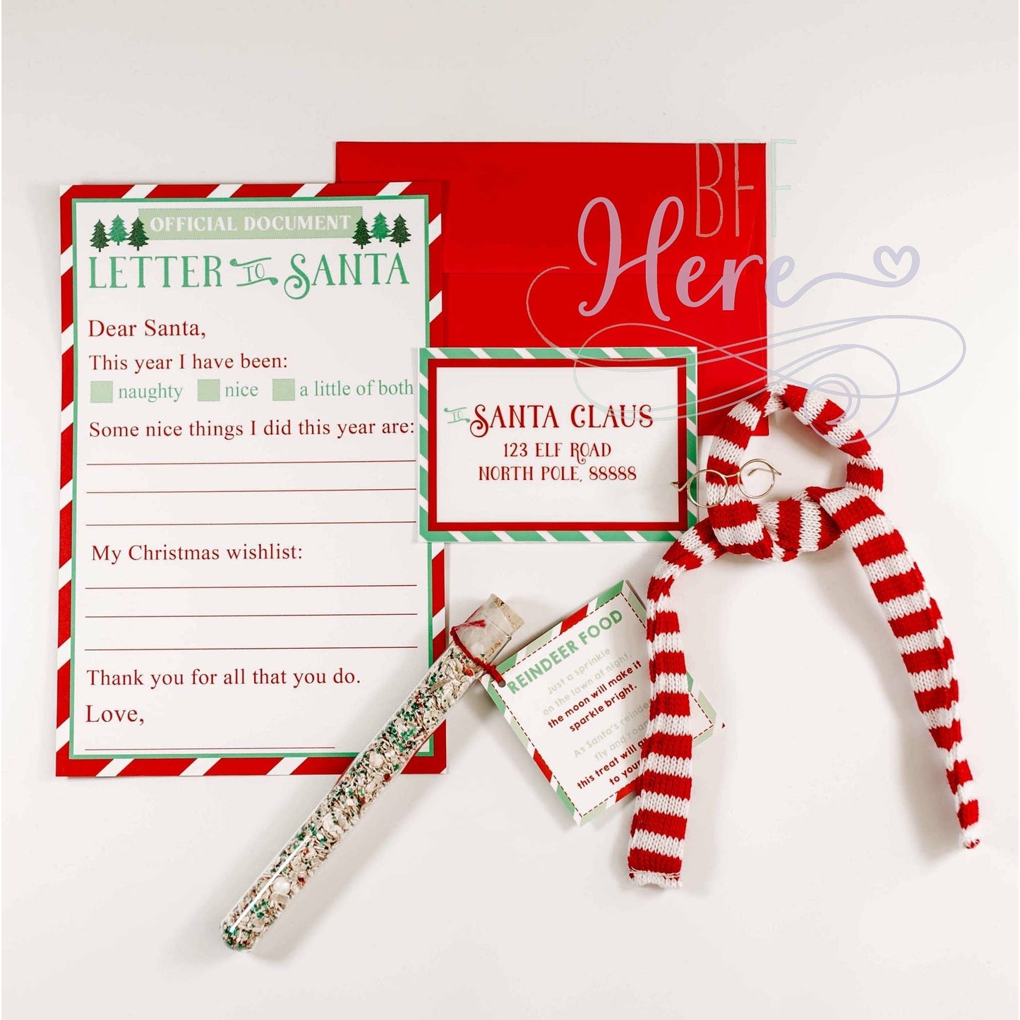 Santa Packet/Stationary - BFF Here