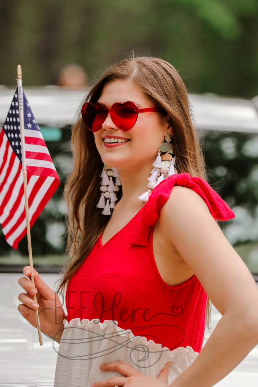 Kip Tiered Tie Top - BFF Here