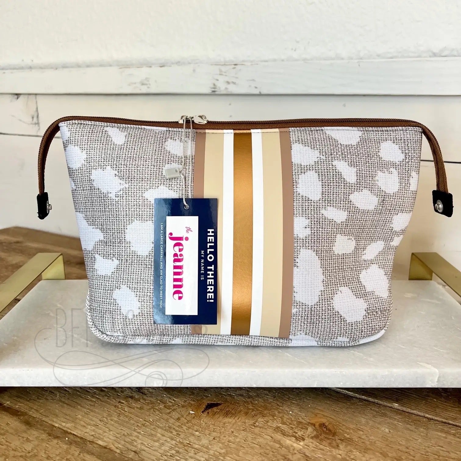 Neoprene Cosmetic Bag -- Jeanne - BFF Here