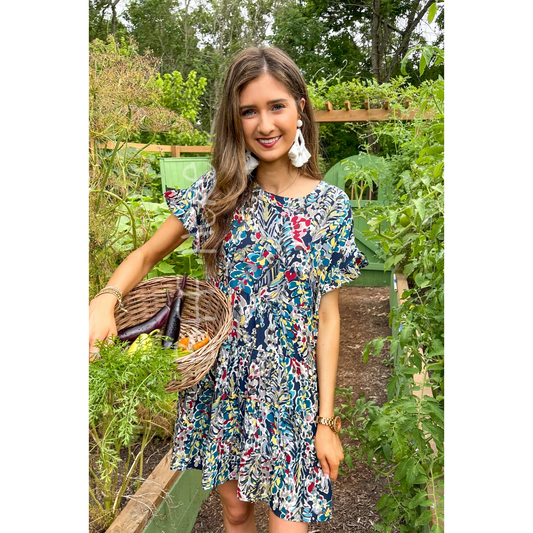 Secret Garden Floral Babydoll Dress - BFF Here