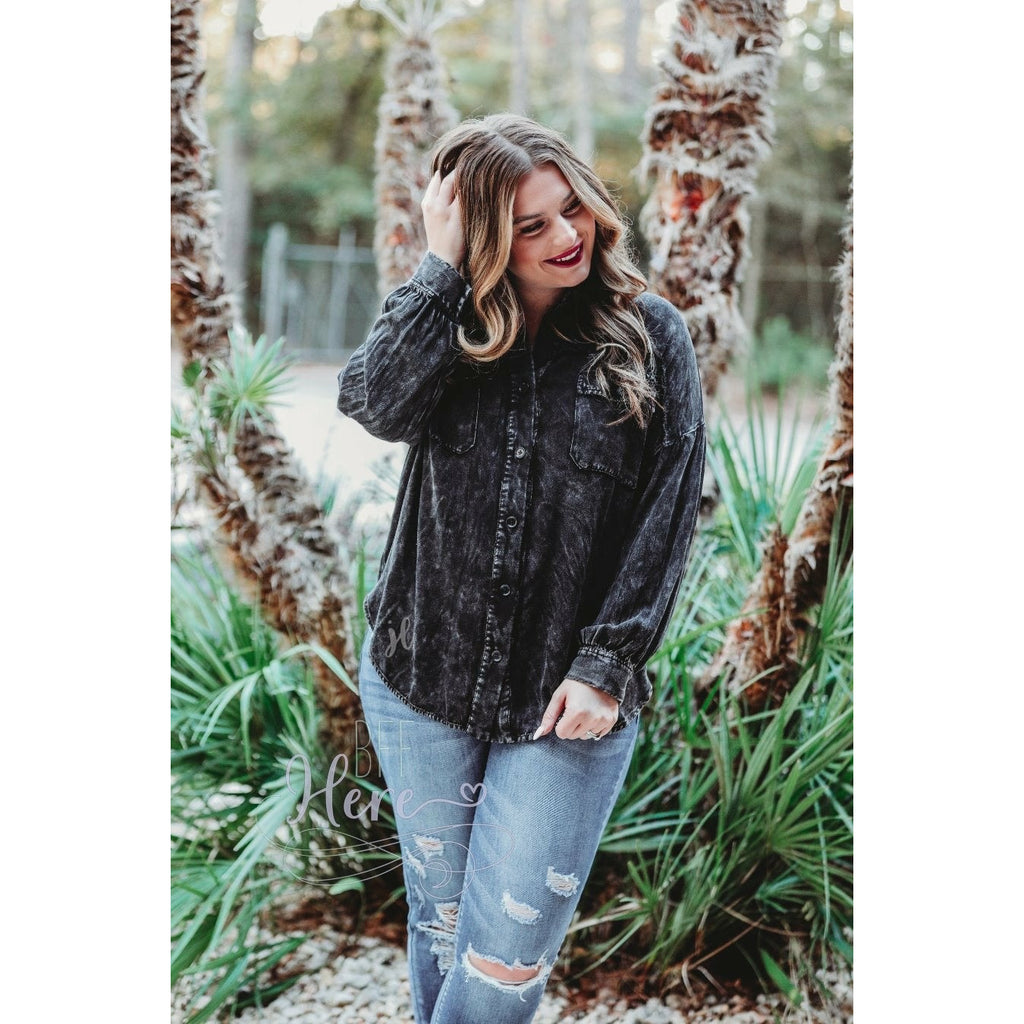 Dean Button Up Top - BFF Here