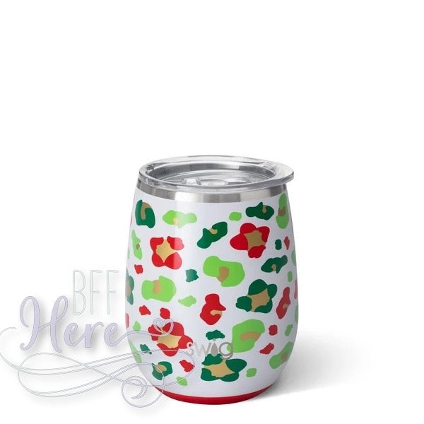 Jingle Jungle Stemless Wine Cup (14oz) by Swig Life - BFF Here