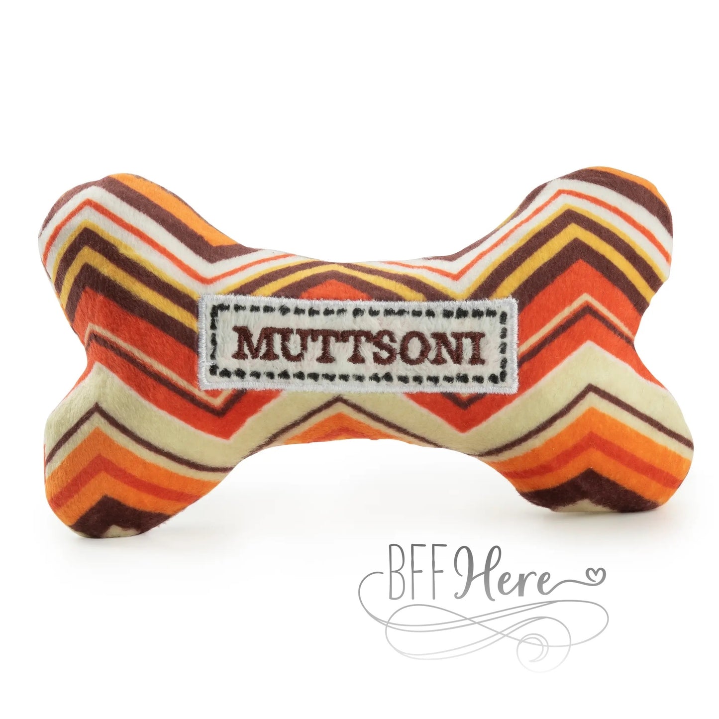 Muttsoni Bone Dog Toy - BFF Here