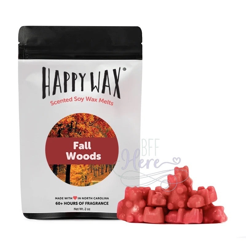 Happy Wax Soy Melts -- Fall Woods - BFF Here