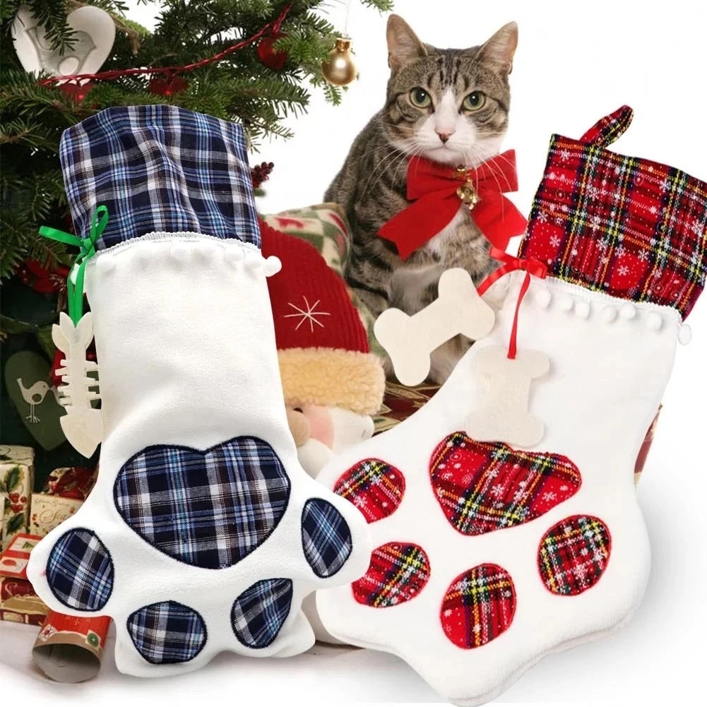 Paw Stockings -- Choice of Color - BFF Here