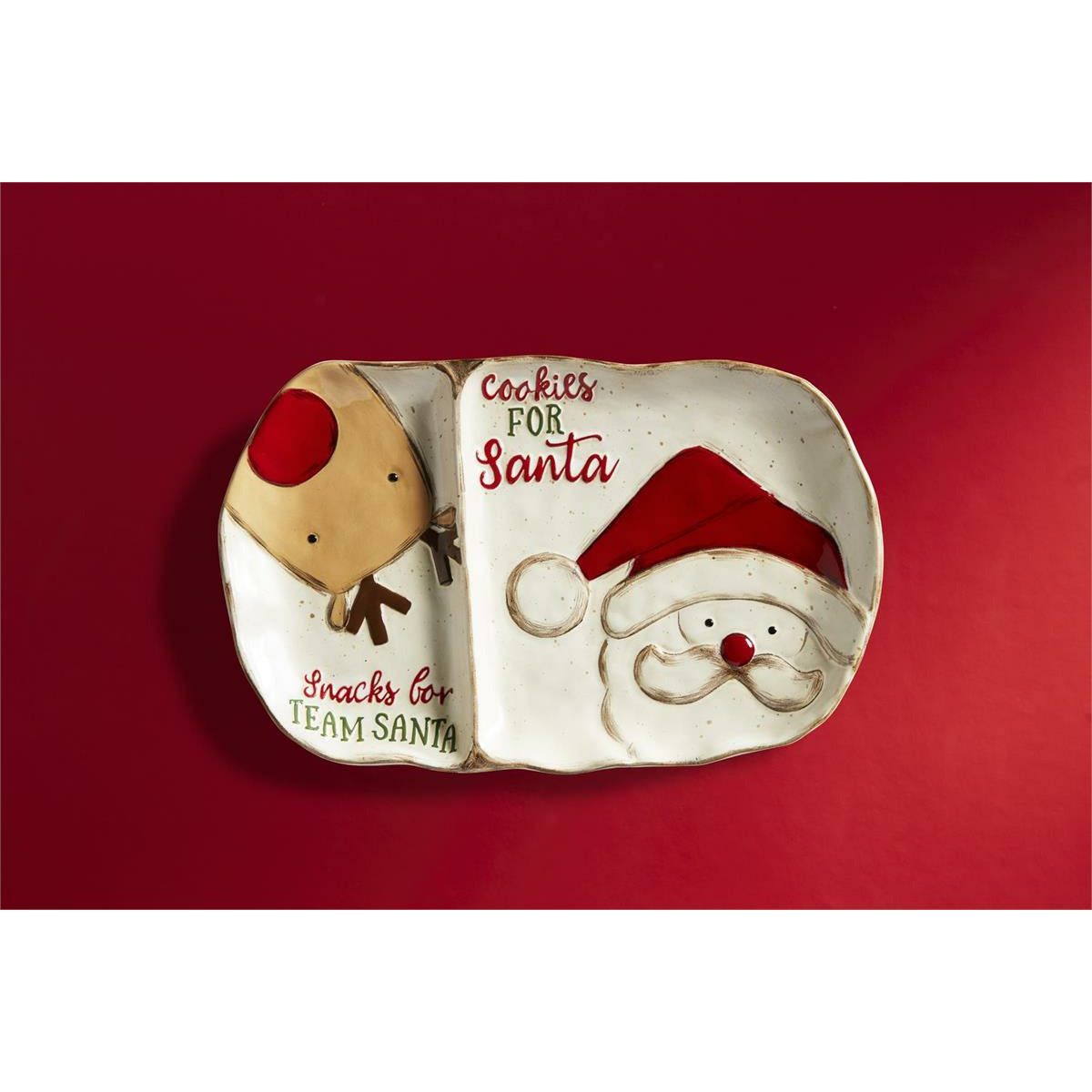 Team Santa Tray Set by Mud Pie - BFF Here