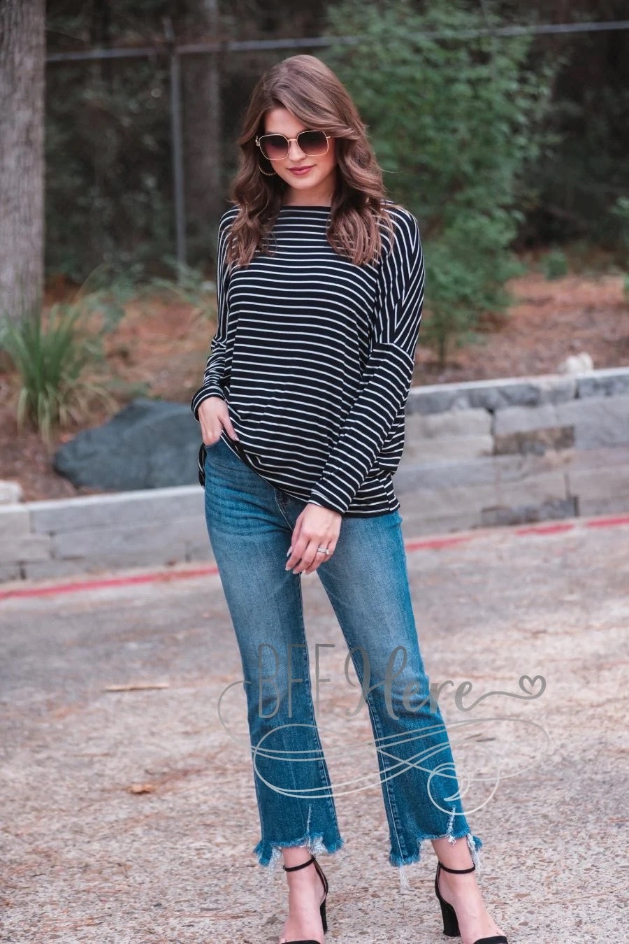 Brooke Boat Neck Top - BFF Here