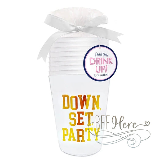 PREORDER— Down, Set, Party Cupstack by Packed Party - BFF Here