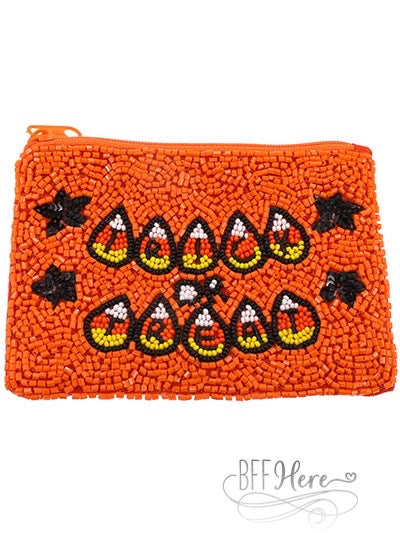 Trick or Treat Beaded Coin Bag - BFF Here