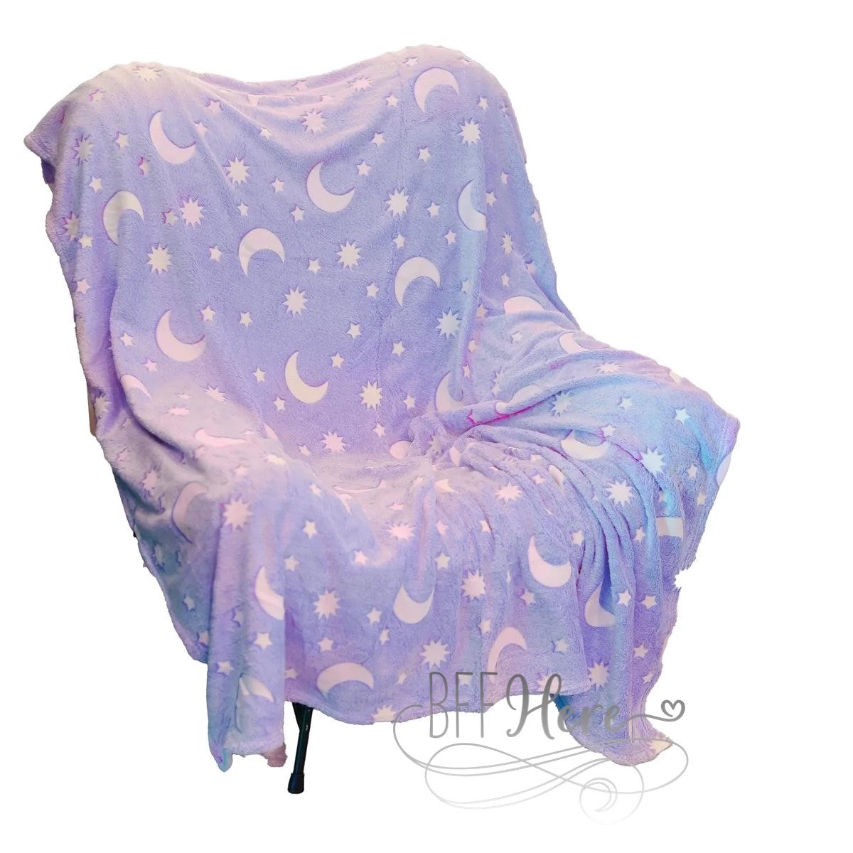 PREORDER—Glow In The Dark Star Blanket — Choice of Color - BFF Here