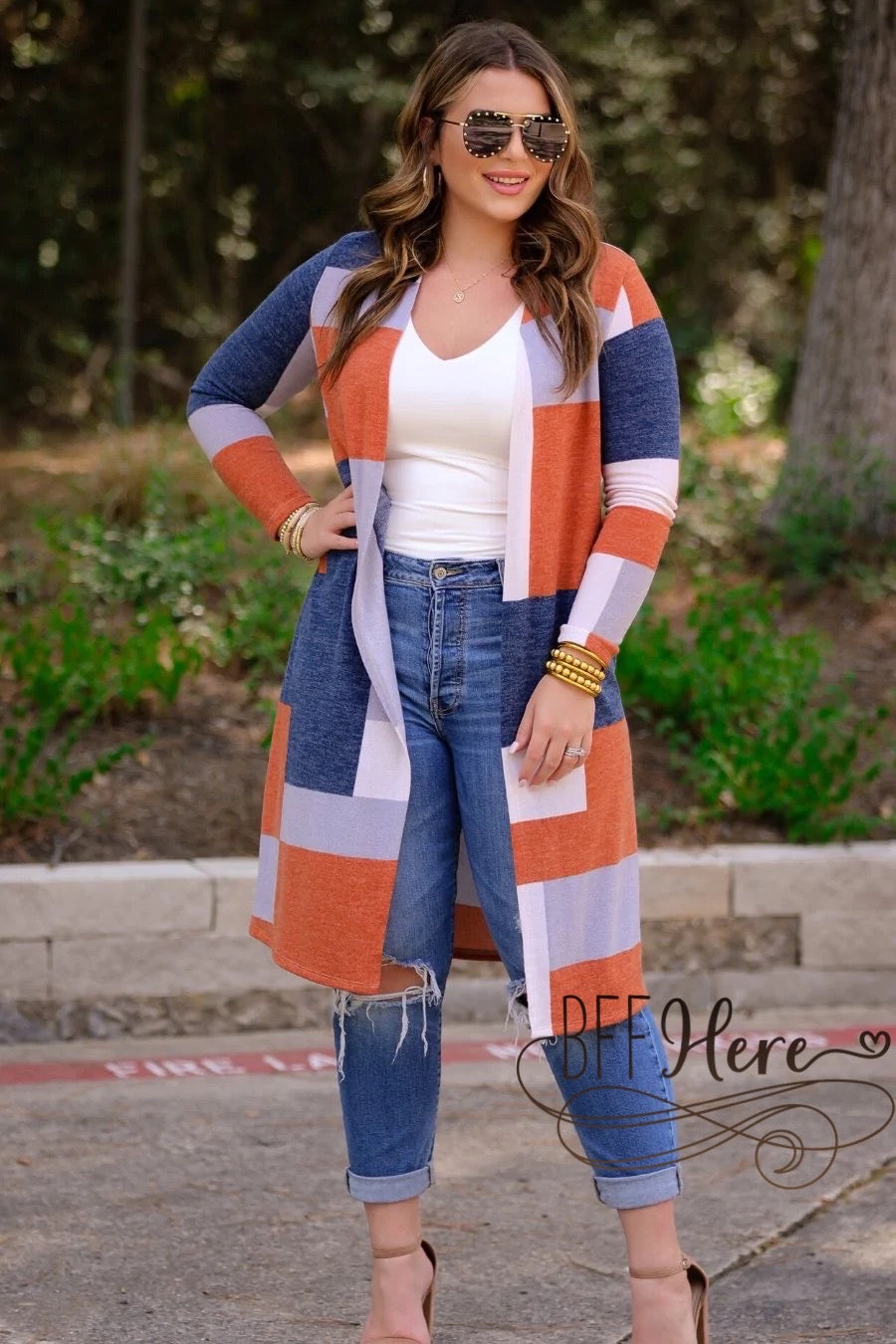 Fall Feeling Color Block Cardigan - BFF Here