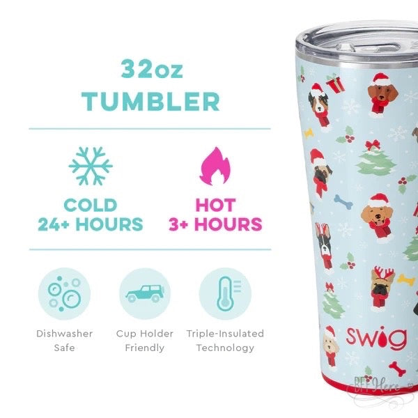 Santa Paws Tumbler (32oz) by Swig Life - BFF Here