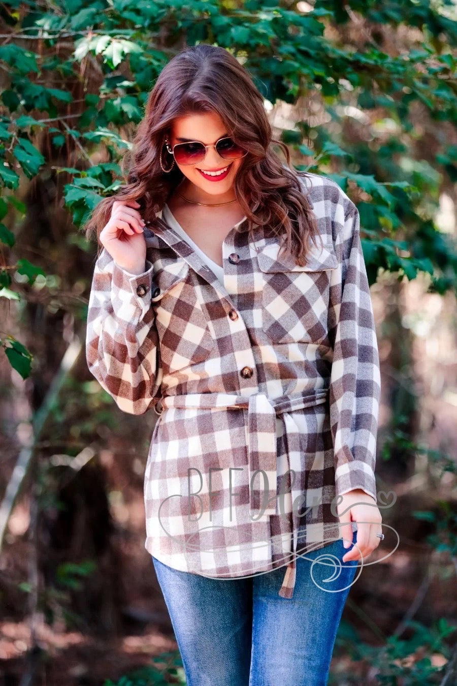 Maple Plaid Shacket - BFF Here