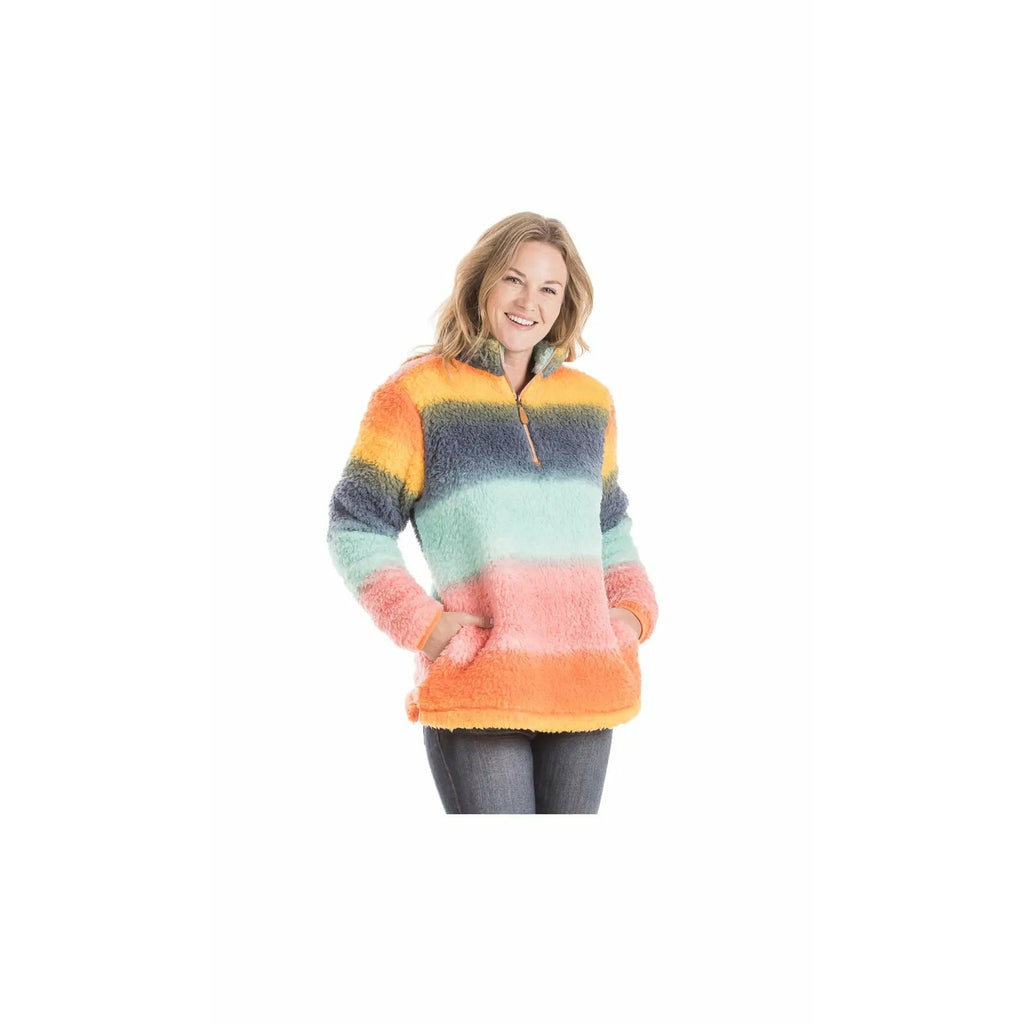 Rainbow Sherpa Pullover - BFF Here