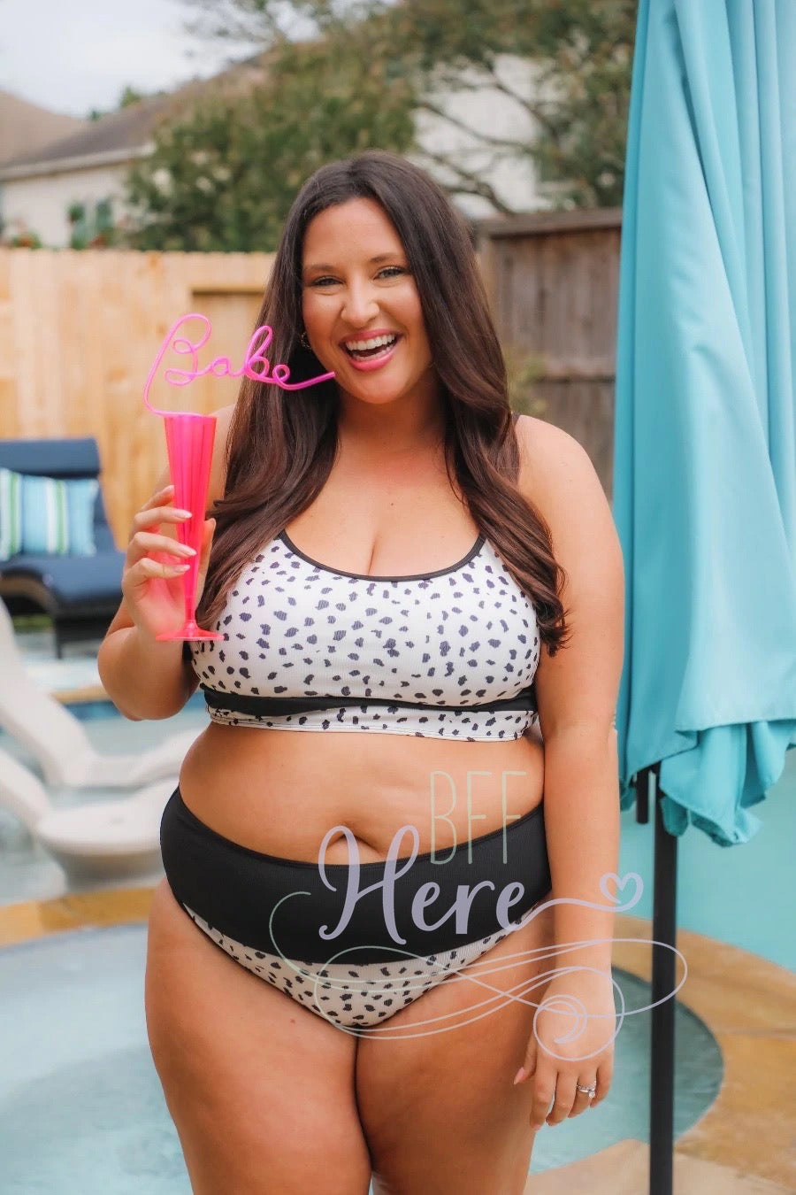 Wildcard Two Piece Swimsuit - BFF Here