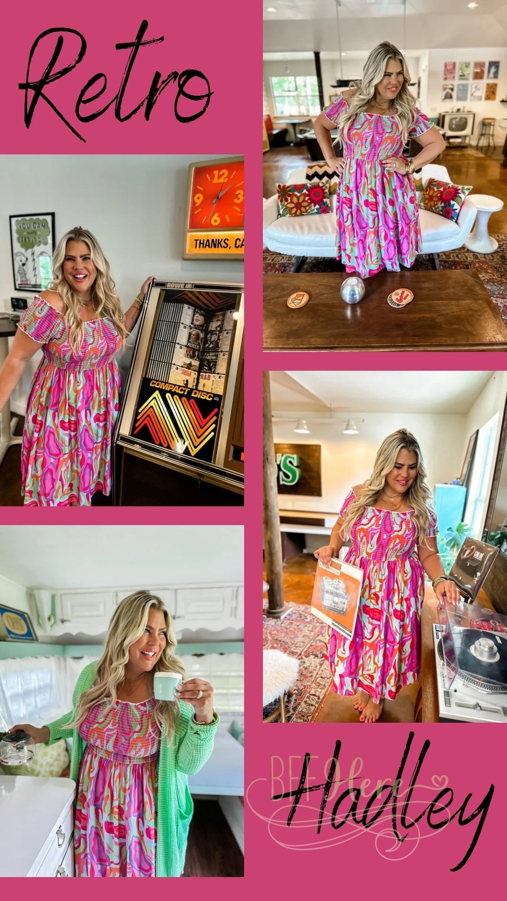 PREORDER - Hadley Spring Dress / Retro - BFF Here