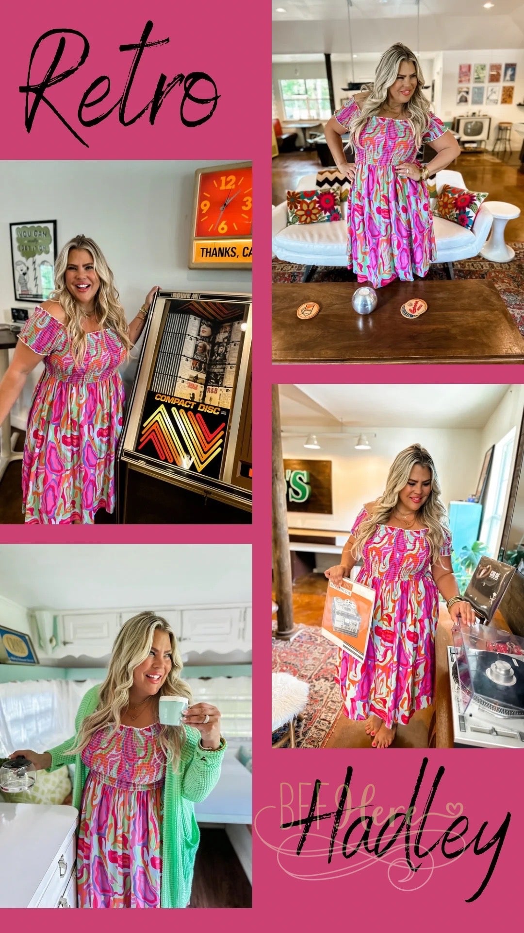 PREORDER - Hadley Spring Dress / Retro - BFF Here