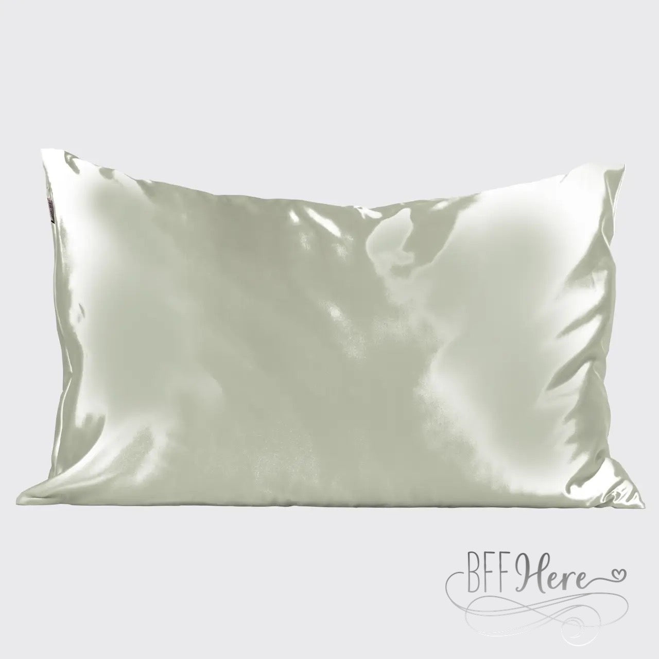 Satin Pillowcase by Kitsch - Sage - BFF Here