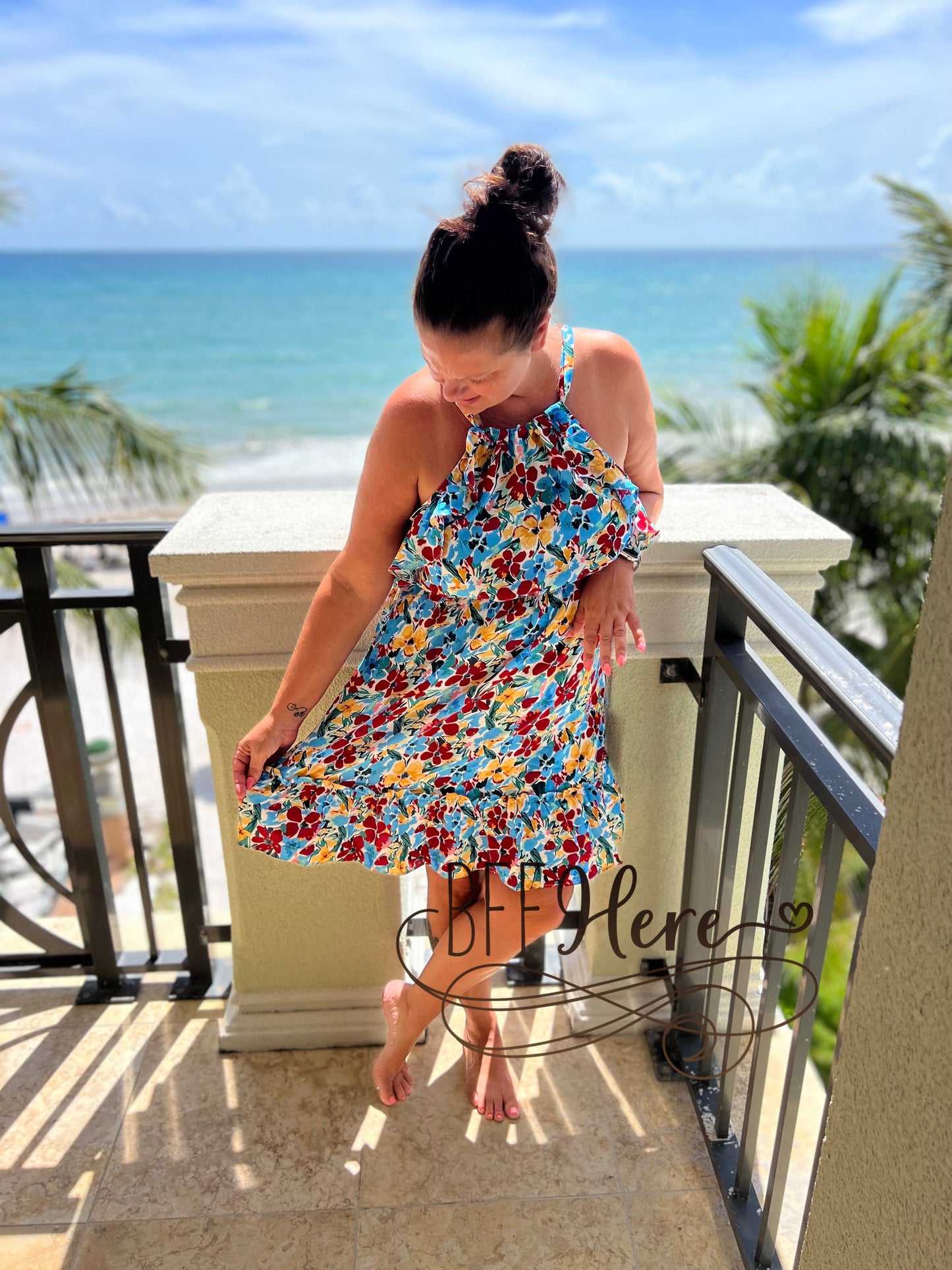 Floral Moment Ruffle Dress - BFF Here