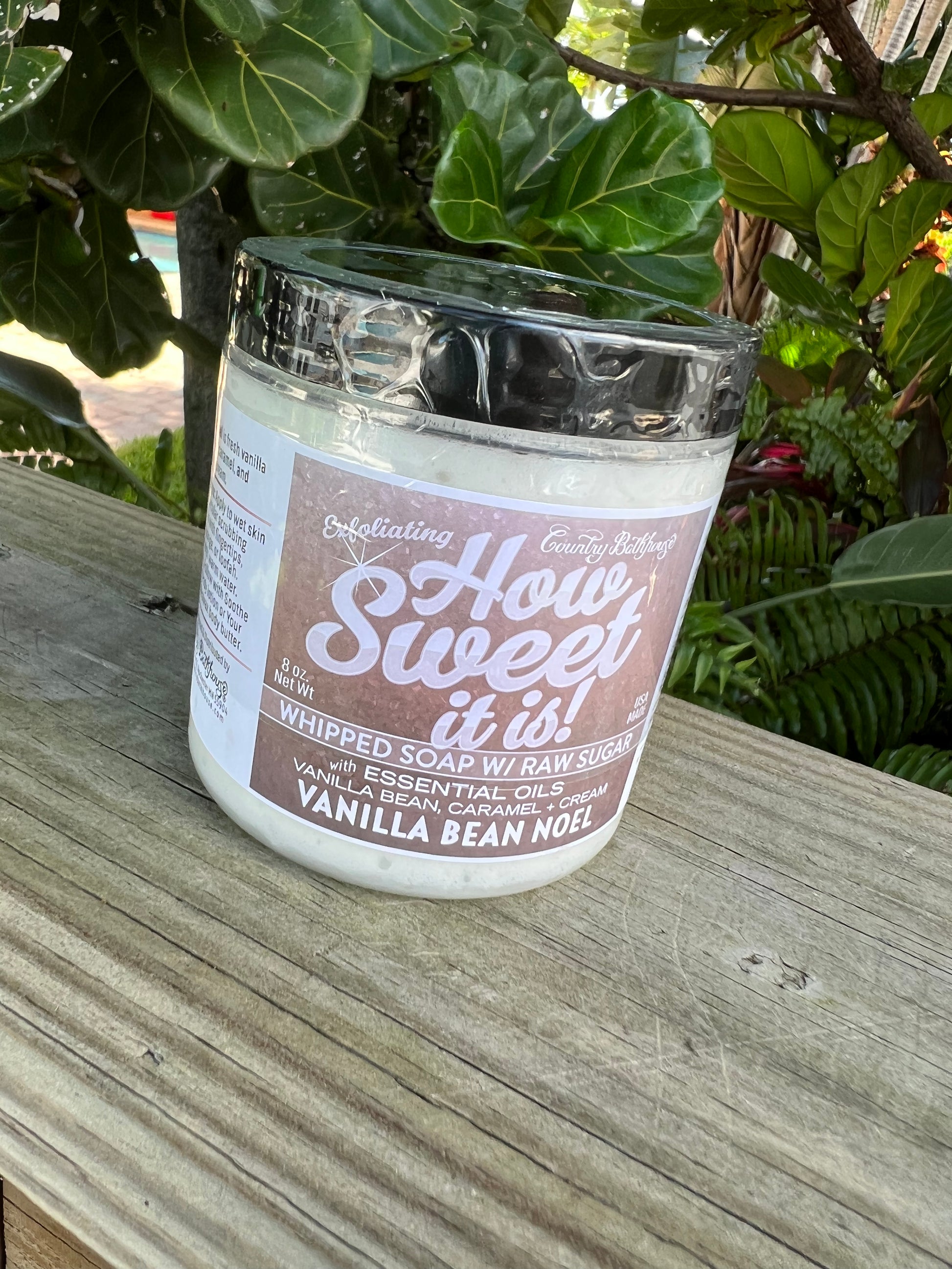 How Sweet It Is Whipped Soap with Raw Sugar - Vanilla Bean - BFF Here