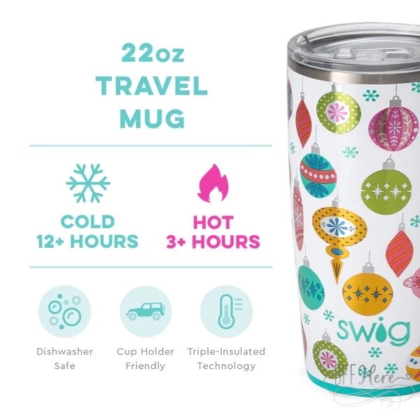 Tinsel Town Travel Mug (22oz) by Swig Life - BFF Here