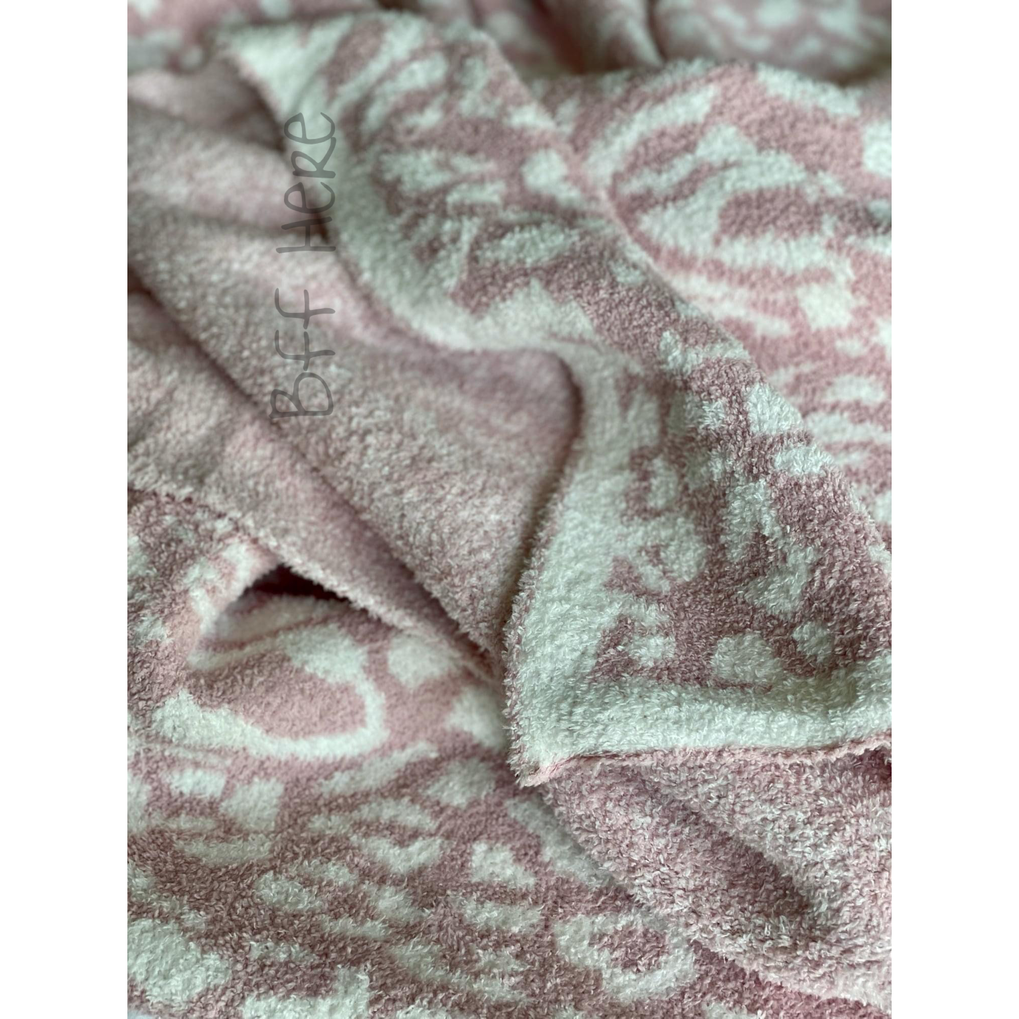 Luxe Jacquard Blanket -- Choice of Color - BFF Here