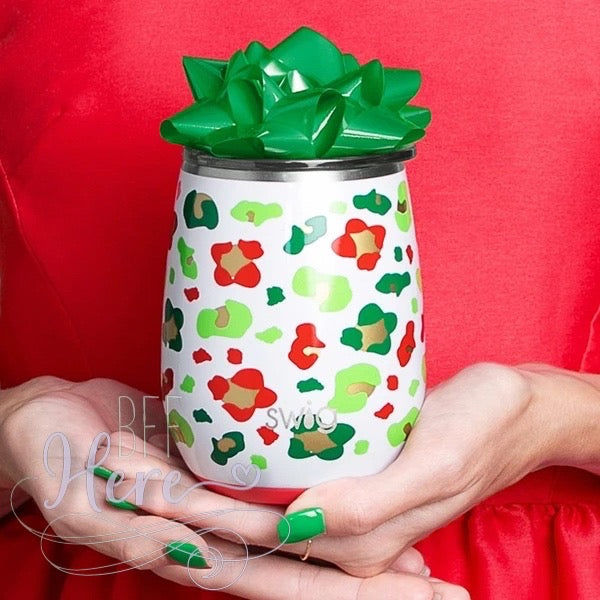 Jingle Jungle Stemless Wine Cup (14oz) by Swig Life - BFF Here