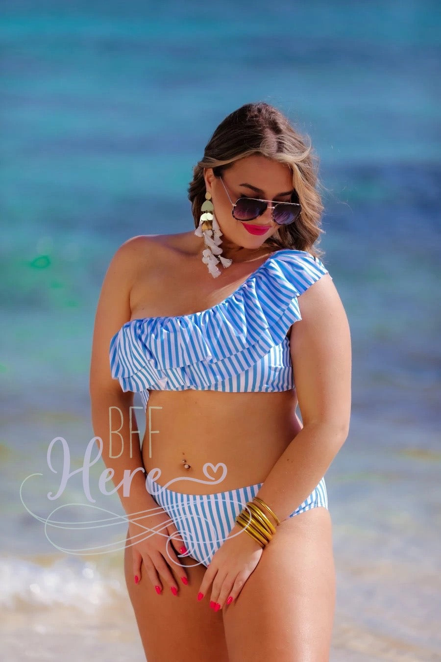 Ocean Views Two Piece Swimsuit - BFF Here