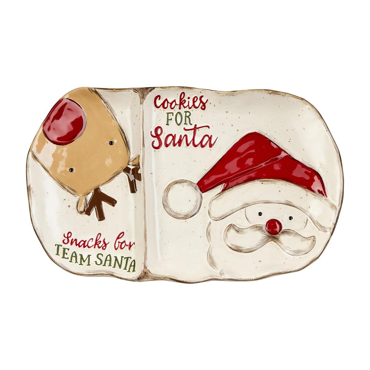 Team Santa Tray Set by Mud Pie - BFF Here