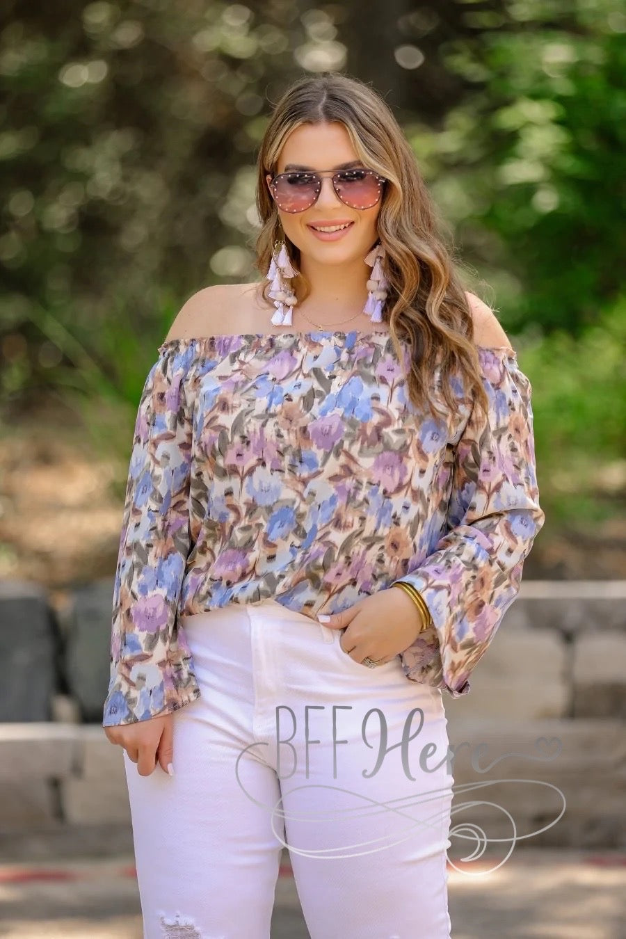 Sweet Escape Off The Shoulder Top - BFF Here