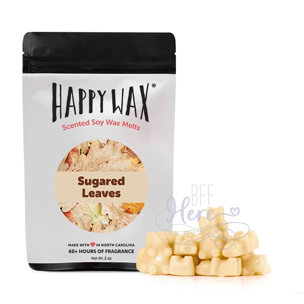 Happy Wax Soy Melts -- Sugared Leaves - BFF Here