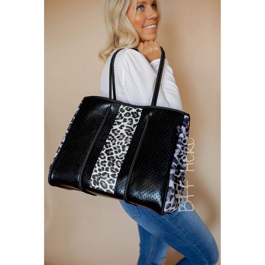 Neoprene Tote -- Millie Leopard - BFF Here