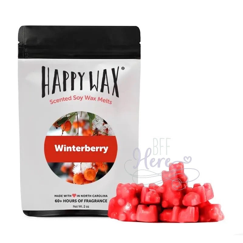 Happy Wax Soy Melts -- Winterberry - BFF Here