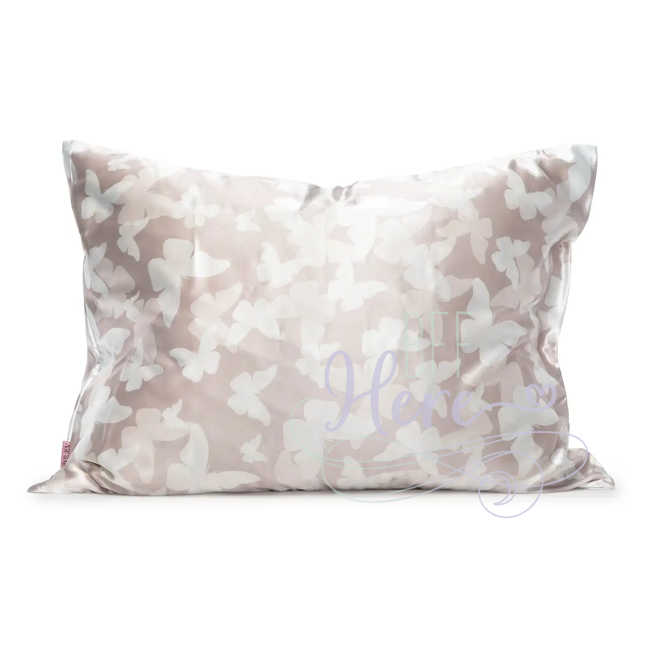 Satin Pillowcase - Champagne Butterfly - BFF Here