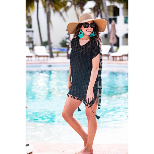 Beach Chic Dotted Coverup - BFF Here