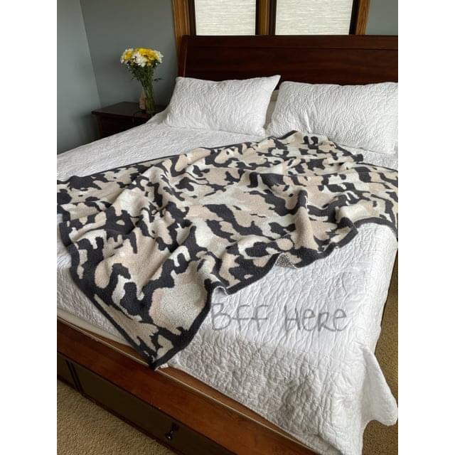Luxe Jacquard Blanket -- Choice of Color - BFF Here