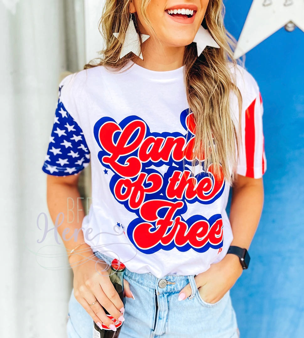 Land Of Free T-Shirt - BFF Here