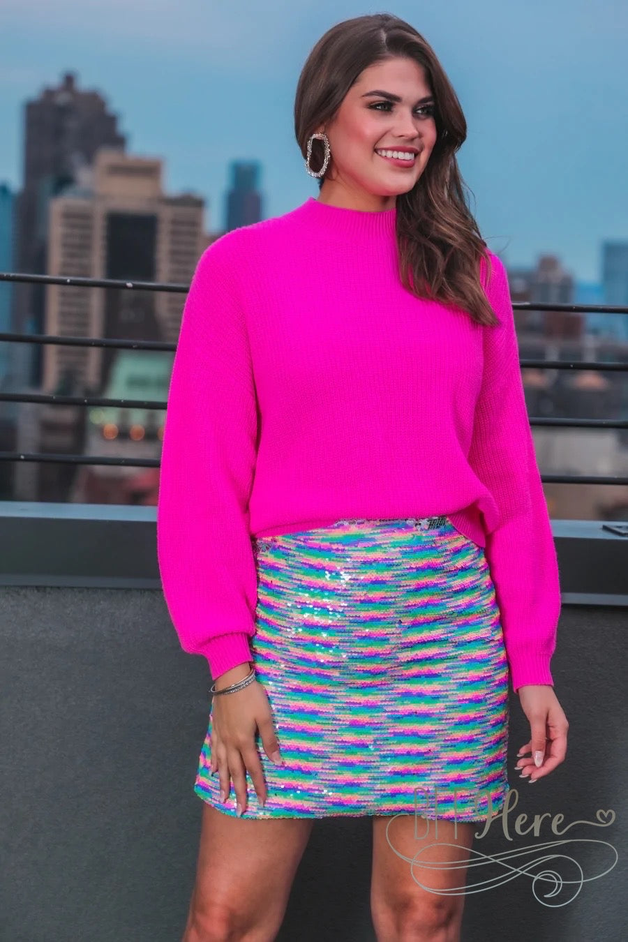 PREORDER-All That Glitters Sequin Skirt - BFF Here