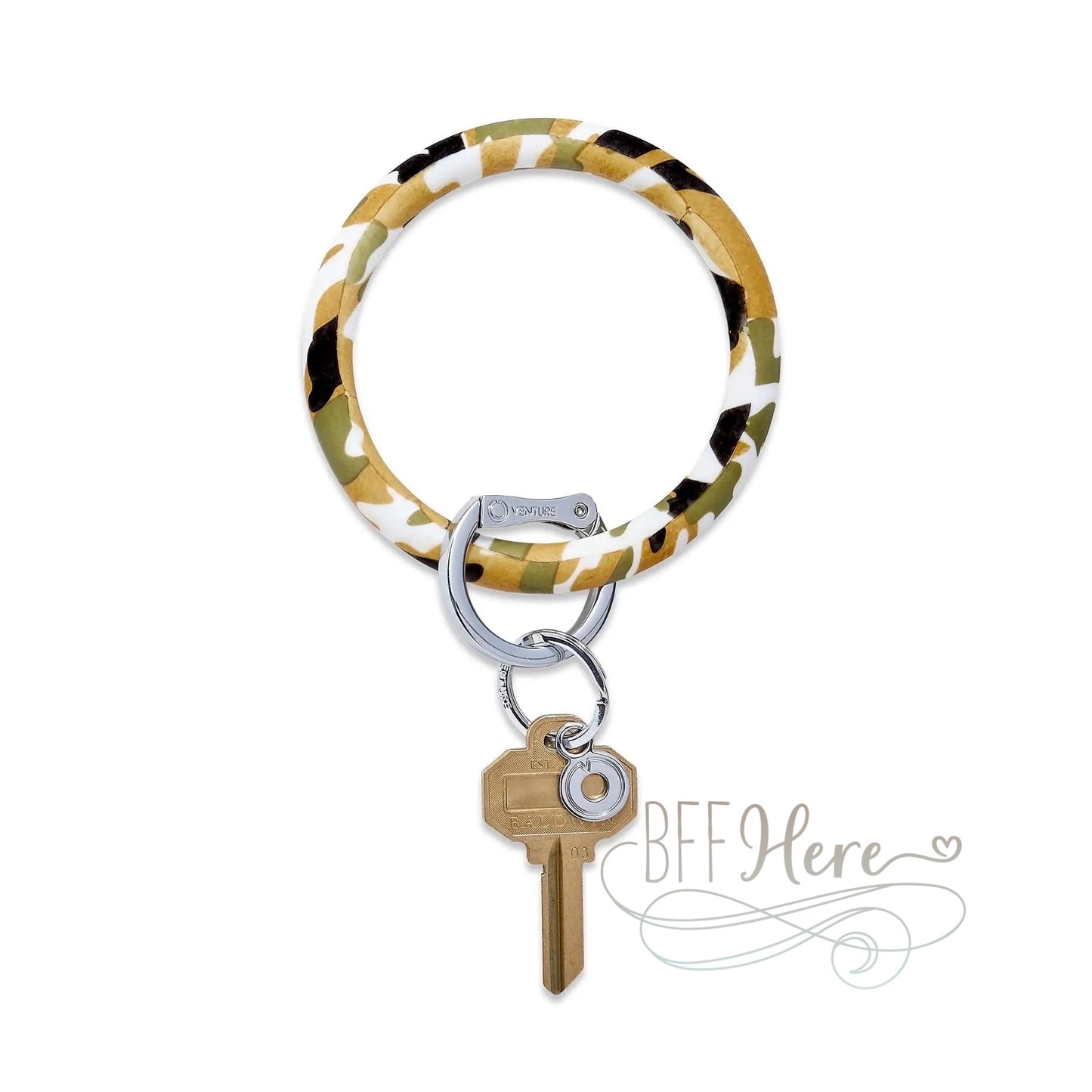 Camo - Silicone Big O-Key Ring  by Oventure - BFF Here